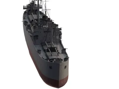 WW2 US NAVY CARGO CARRIER  3D model