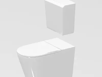 Toilet 004 3D model