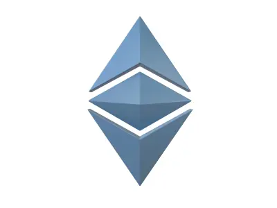Ethereum Classic v2 002 Low-poly 3D model