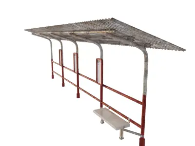 Hong Kong Bus Station 3D model