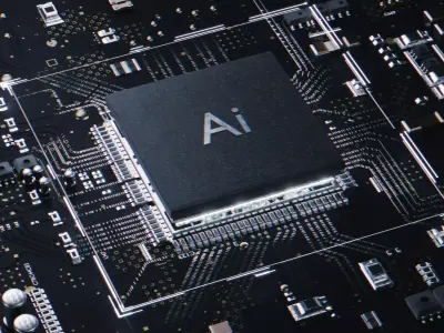 Circuit Board  Low-poly 3D model