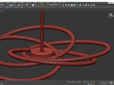 NOMOS chandelier  Low-poly 3D model