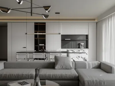 Apartment interior scenes      3D model get