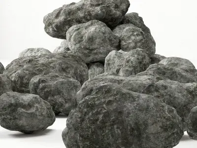 Stone collection n6 3D model