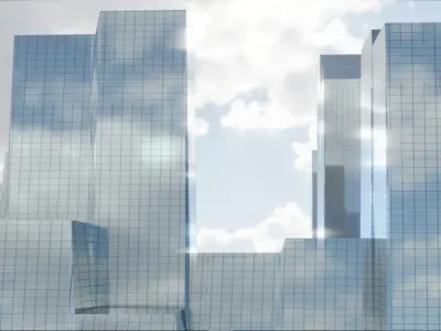 Quick Modern City 1b 3D model