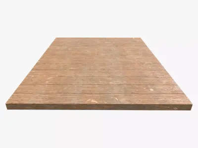 Medieval Ground Floor V01 Low-poly 3D model