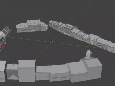 Council Square - Historic Landmark from Brasov 3D model