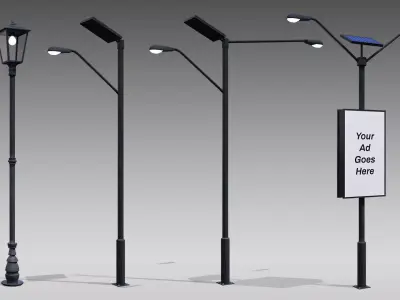 Street Lights Collection 3D Model Pack