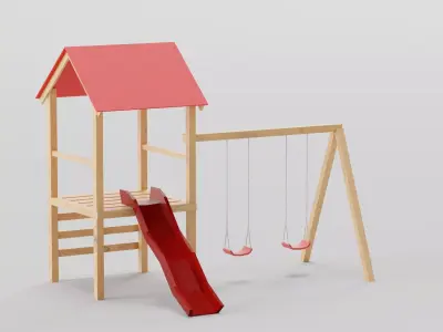 Playground Free low-poly 3D model