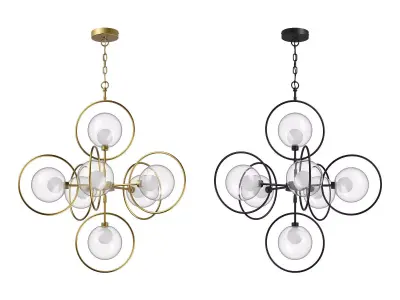 74507x Alfa Lightstar Chandelier 3D model