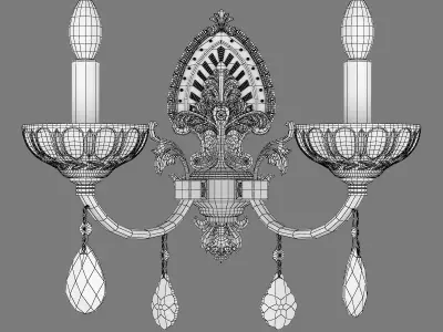 717622 Bogemia Osgona Sconce 3D model