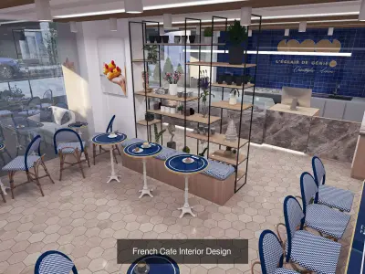 Commercial Interior Design 3D Model Pack