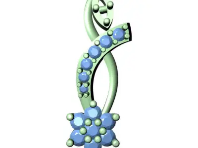 TAN-EARRING TAN-58 3D print model