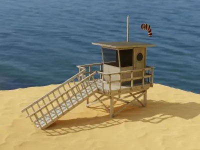Baywatch house 3D model