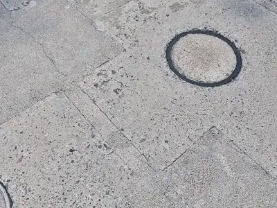 Ultra realistic Concrete floor Hq 3 3D model