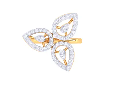  Women Ring MTL 3dm STL OBJ FBX Details 3D print model 17