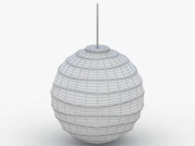 1510 - Hanging Lamp Low-poly 3D model