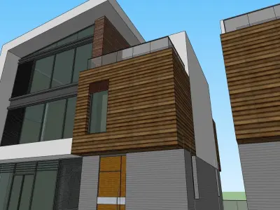 Casa Villa - 7 Modern SketchUp 3D Model 3D model