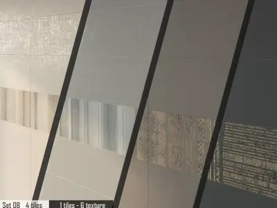 Ariana Canvas Set 3D model