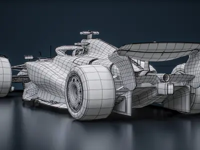  Kick Sauber F1 C45 2025 Formula 1 Race Car 