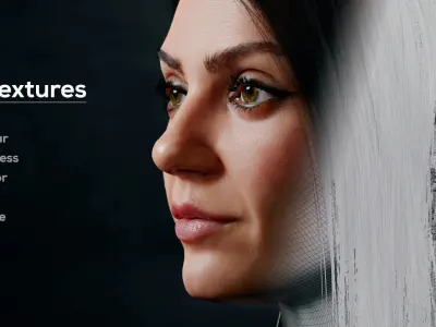 Mila Kunis - Photoreal scene in Blender 3D model