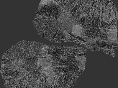 Garbage Bags Low Poly Low-poly 3D model