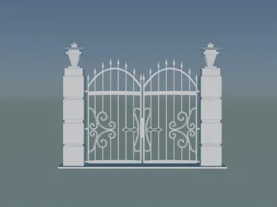 Gateway Exterior Gate Design 3D print model