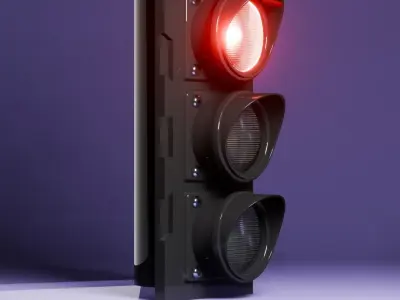 Traffic Signal 3d Model 3D model
