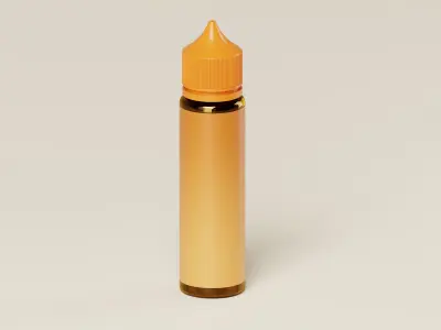 Cosmetic or Unicorn Bottle 3D Bottle Low-poly 3D model
