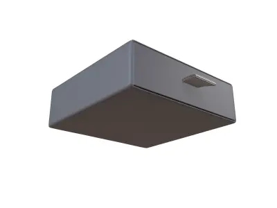 Drawer Cardboard Gift Box v1 005 Low-poly 3D model