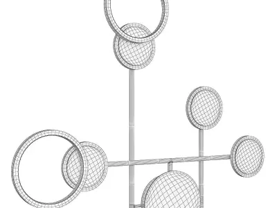 ZINGY SCONCE Low-poly 3D model