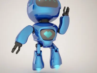Mini Robot 3D model