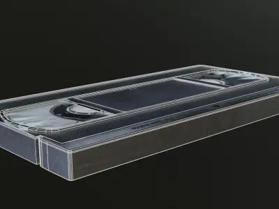Low Poly VHS Tape Free 3D model