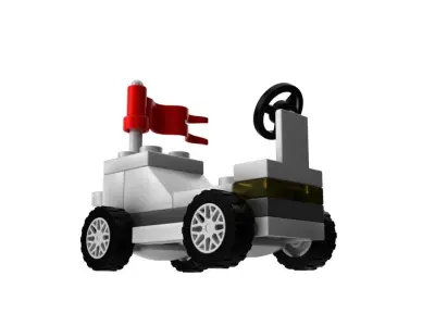 space Vehicle lego Low-poly 3D model