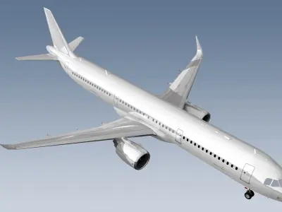  A321neo Generic White 