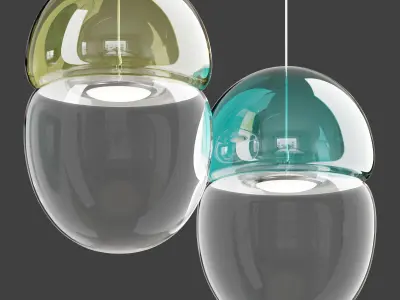 Ocrum DEW DROP  Hanging lamp 3D model