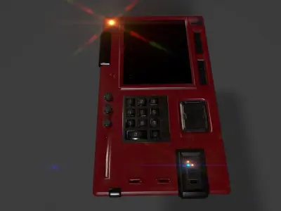 Sci Fi Datapad Low-poly 3D model