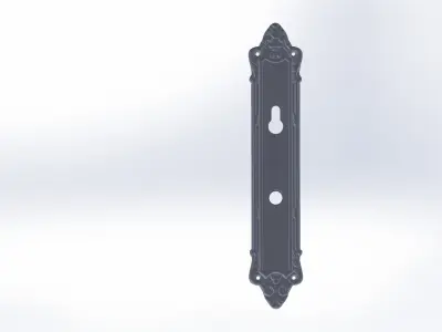 Door Handle - Mortise Handle 3D model
