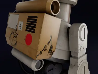 Rusty Bot 3D model