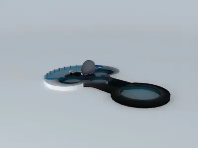 SeaWorld Orlando - Blue Horizons Staduim 3D model