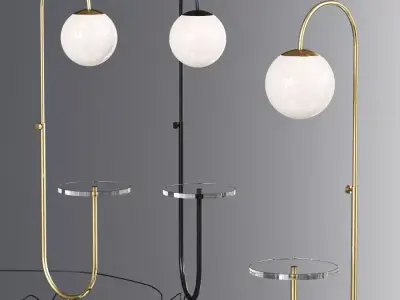 Bauhaus Floor Lamp 3D model