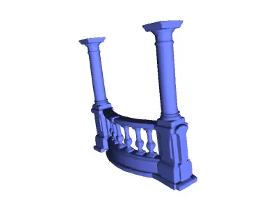 Antique Garden Architectural Element 3D print model