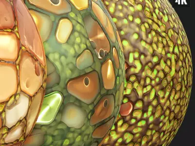 Stylised Rocks Tile Texture