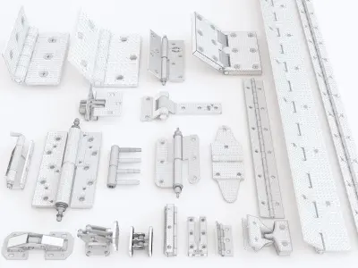 Door hinge vol 04 3D model