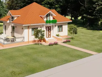 House 03 Exterior  3D model