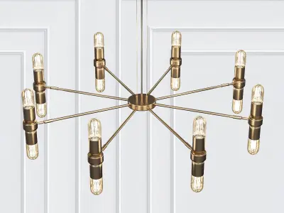 Kendu Modern Chandelier 3D model