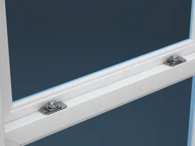 Transom over operating window 3D model