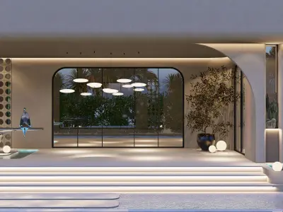 Modern SPA sketchup  3D model