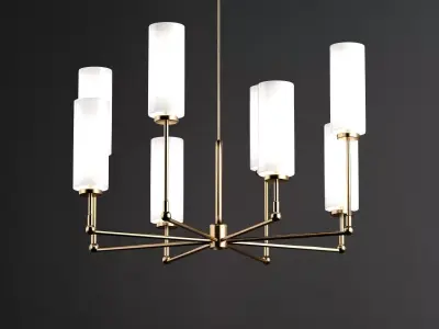 Ceiling light 3D model 4
