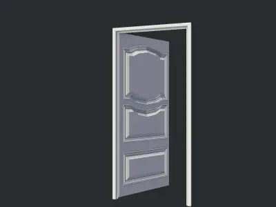 A collection of wooden doors for your building renders 3D model